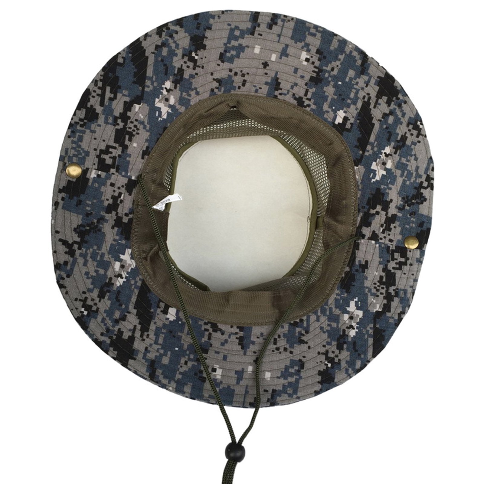 Wide Brim Mesh Sun Bucket Hat