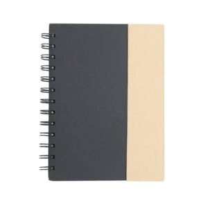 Spiral Notebook With Sticky Notes And Flags