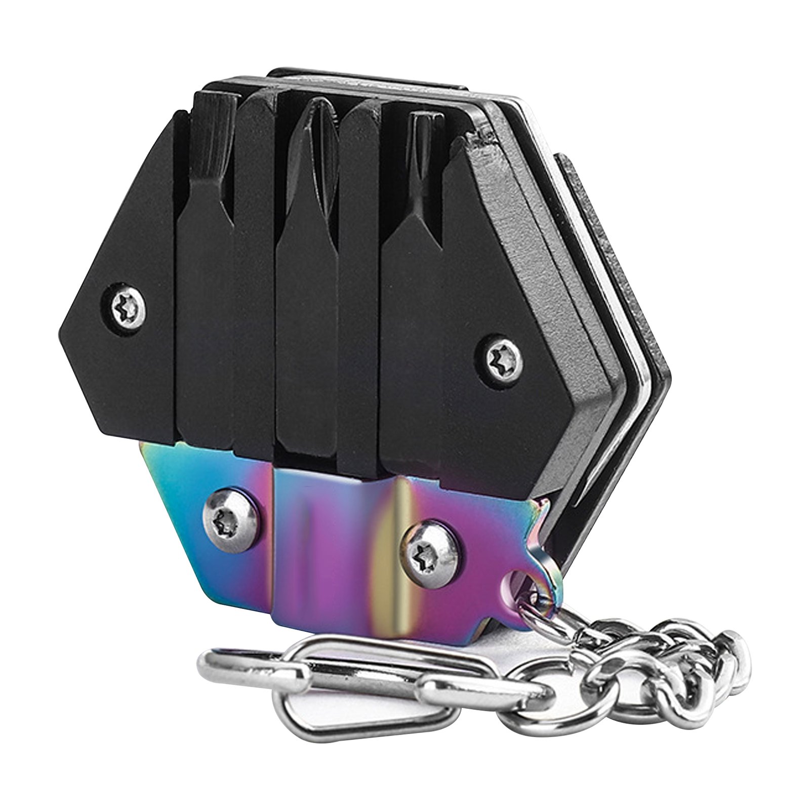 Mini Multitool Folding Tool Keychain