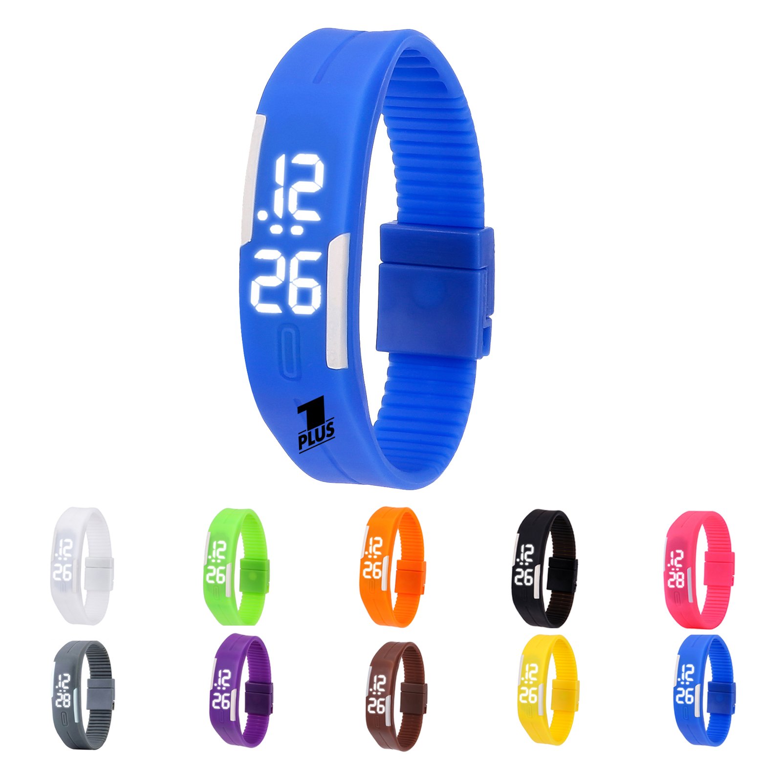 Silicone bracelet watches