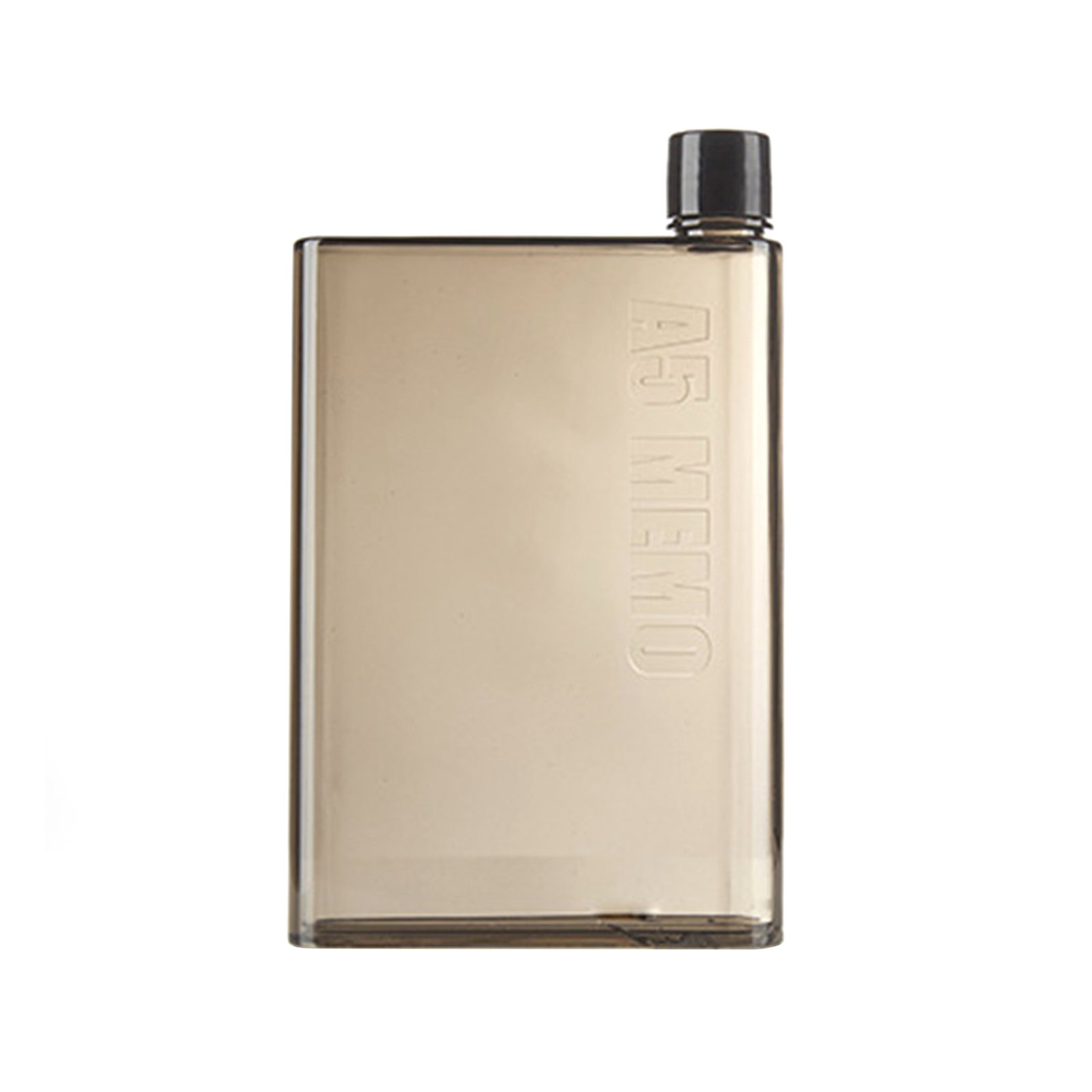 16 Oz. A5 Notebook Transparent Flat Water Bottle