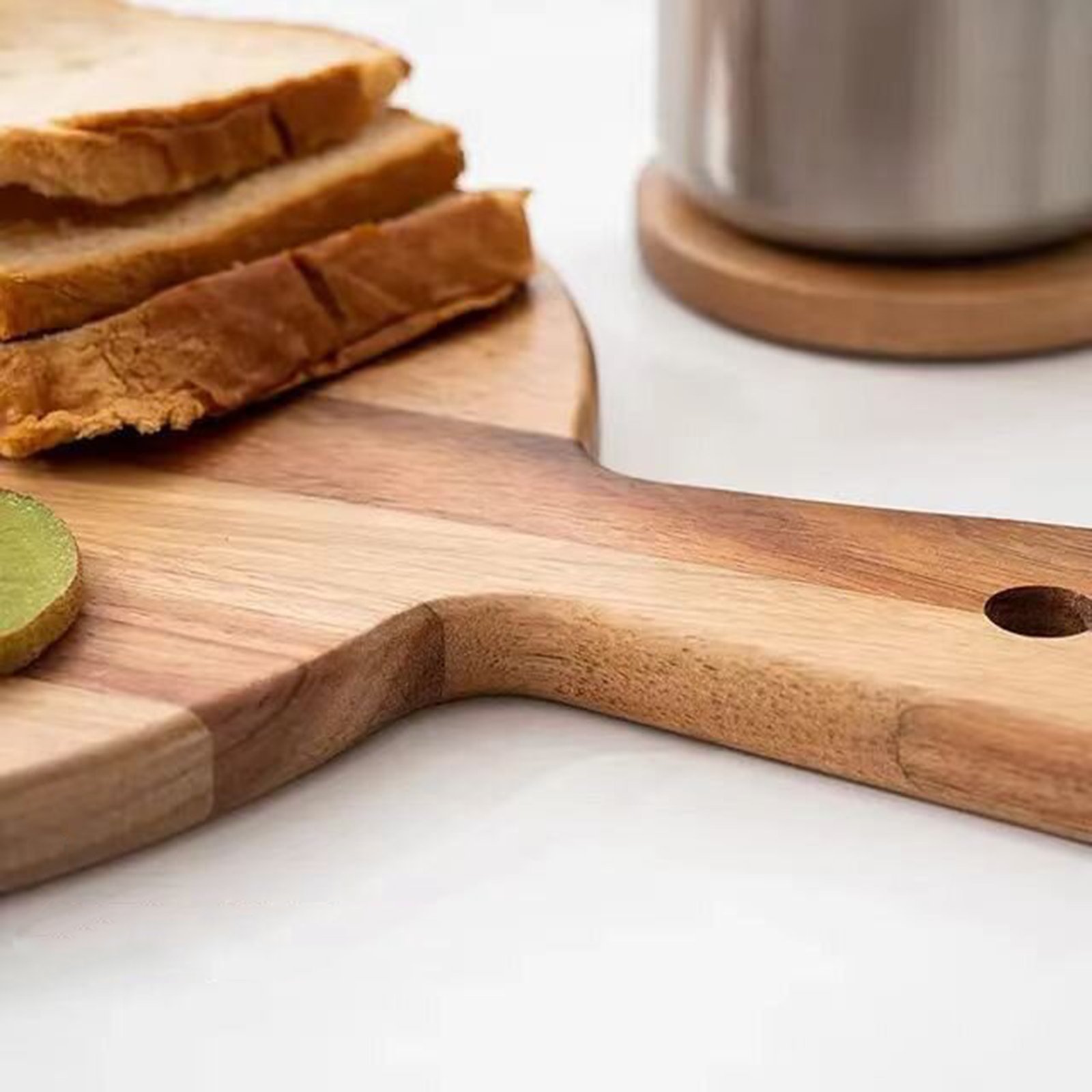 12" Cutting Board Wooden Pizza Board