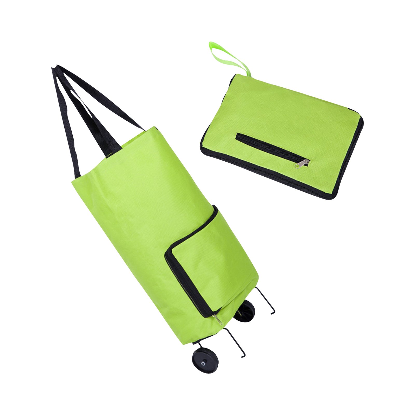 Folding Shopping Bag With Wheels