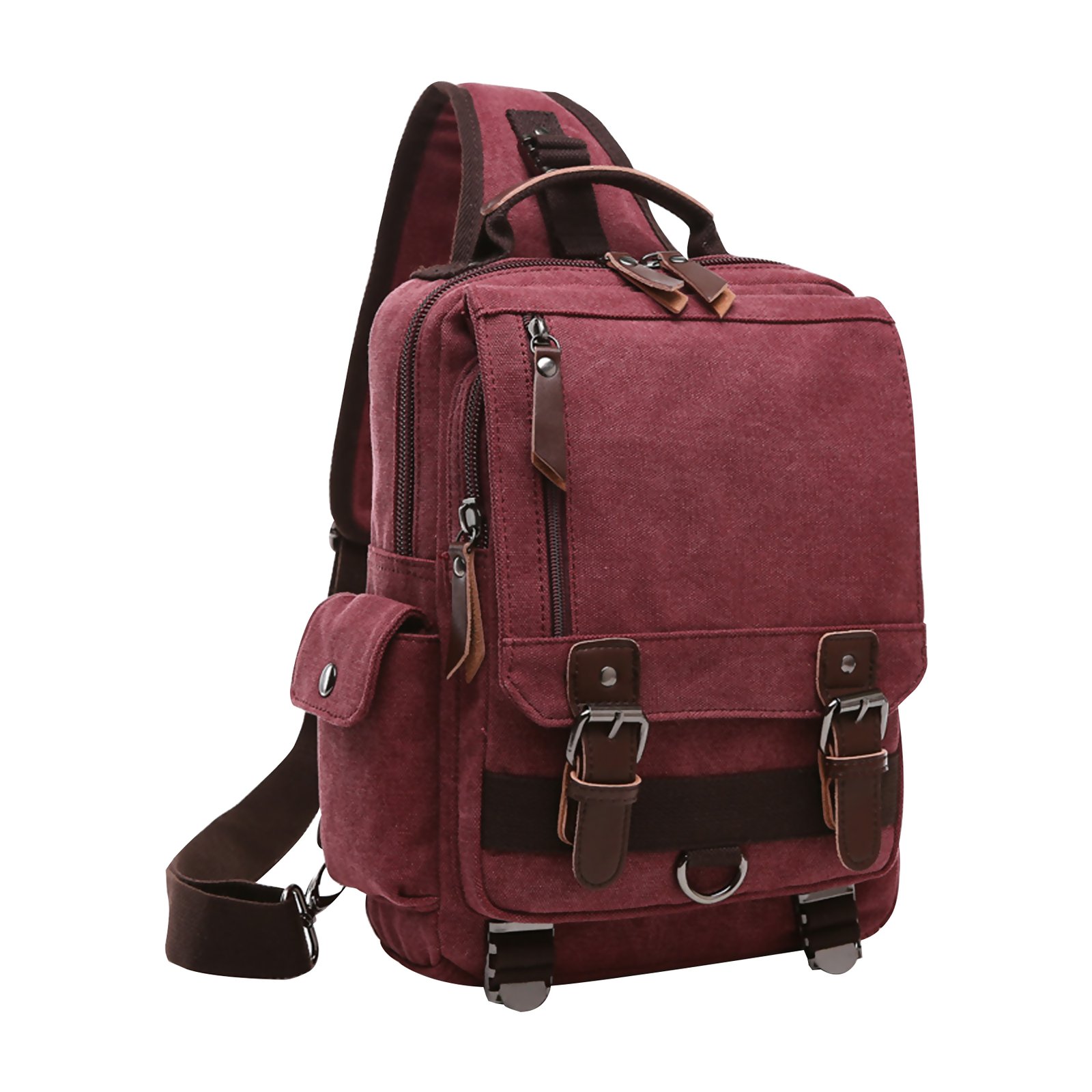 Canvas Messenger Backpack