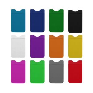 Adhesive Cell Phone Wallet Card Holder Various Colors