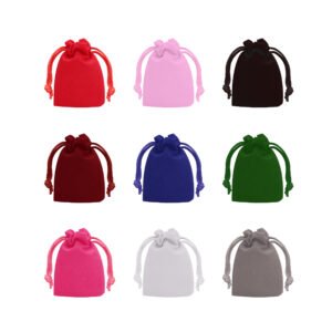 Mini Velvet Drawstring Bag Jewelry Gift Pouch