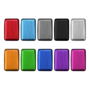 RFID-Blocking Credit Card Holder With Snap Closure