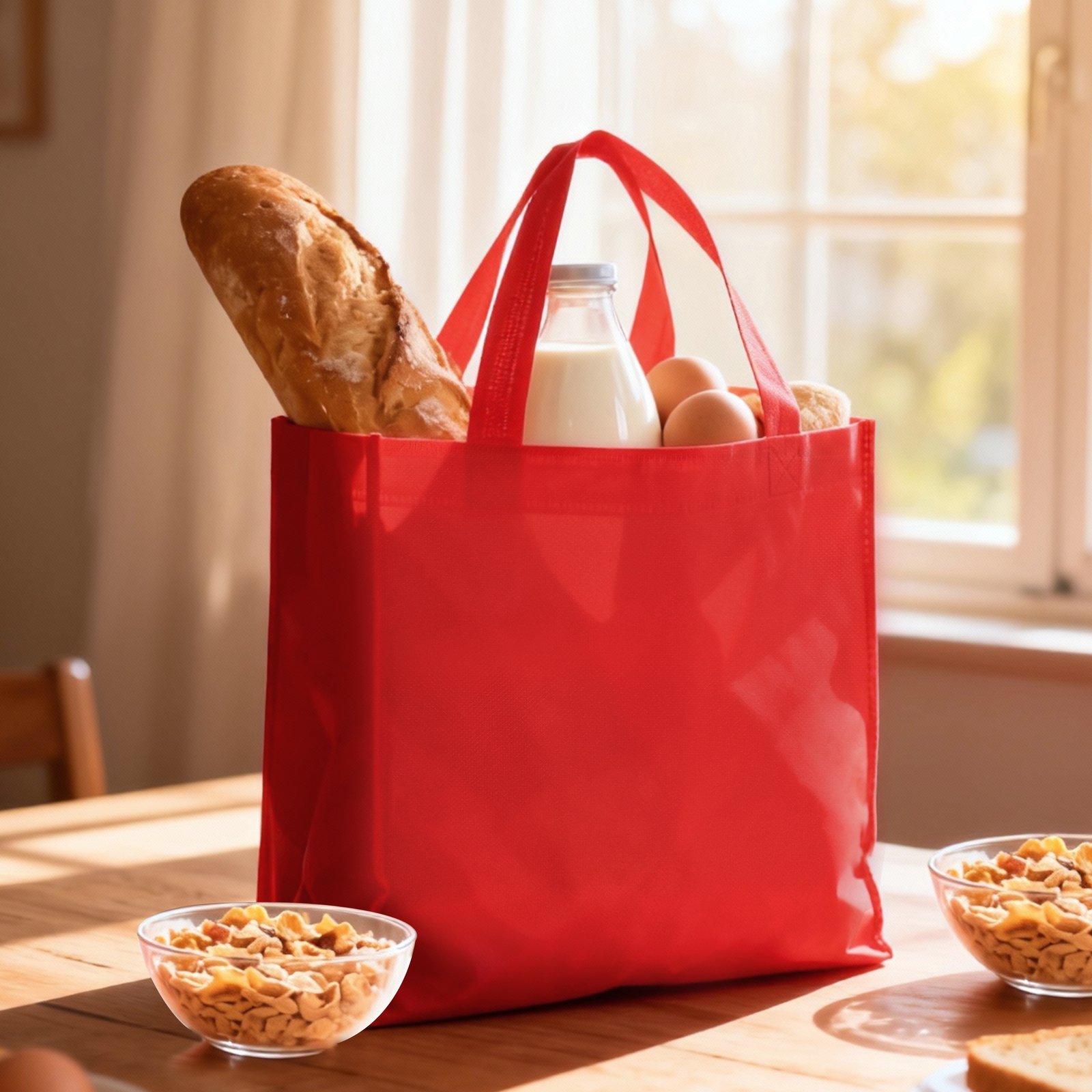 13“x10"x4" Non-Woven Shopping Tote Bag