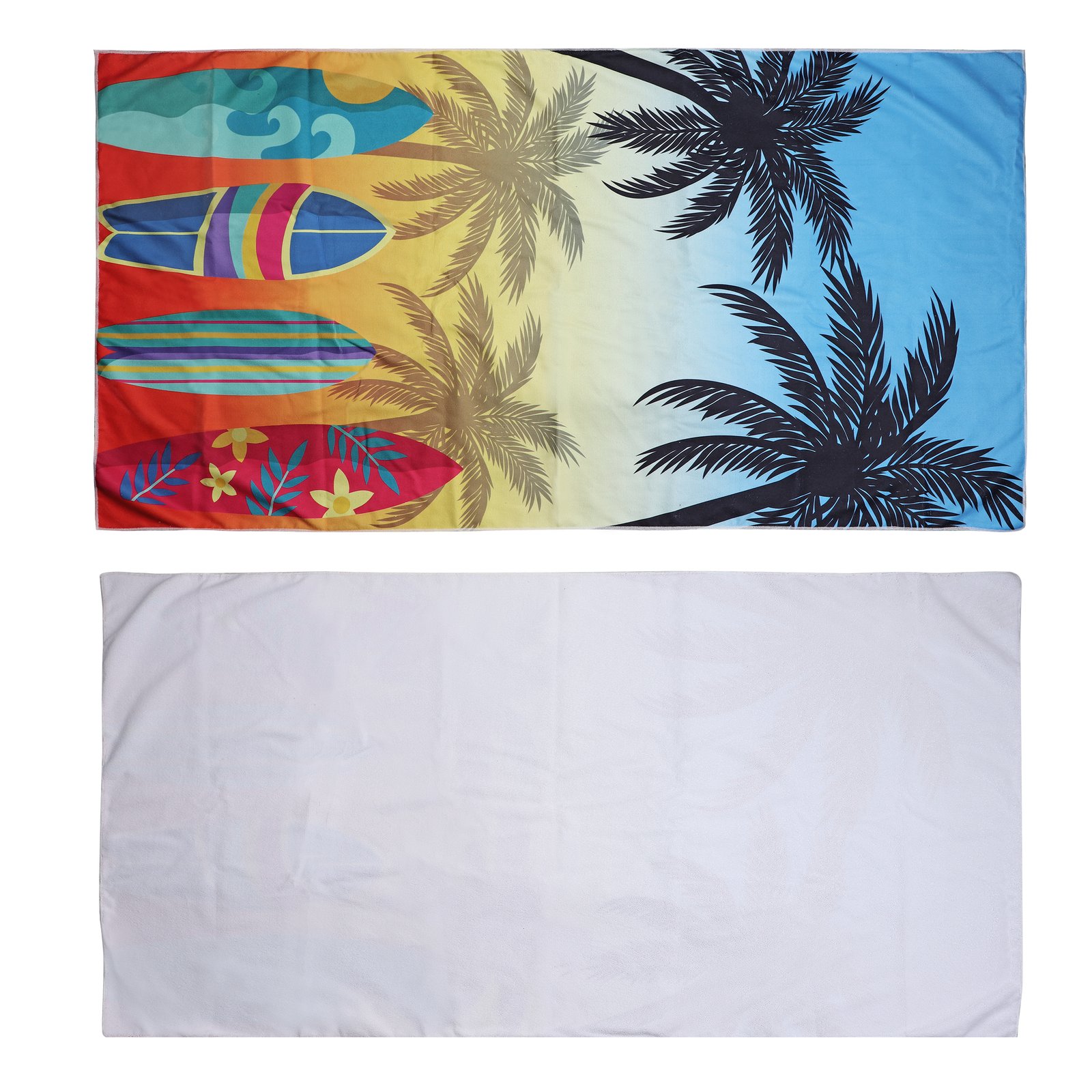 30"x60" Single-Sided Microfiber Oversized Beach Towel