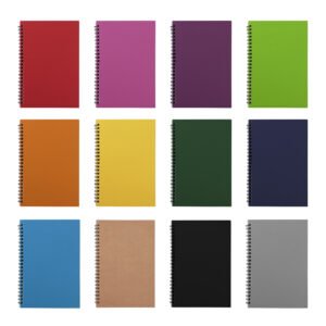A5 Lined Kraft Spiral Notebook & Journal