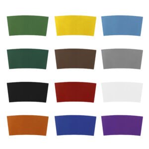 Full Color Disposable Kraft Coffee Cup Sleeve