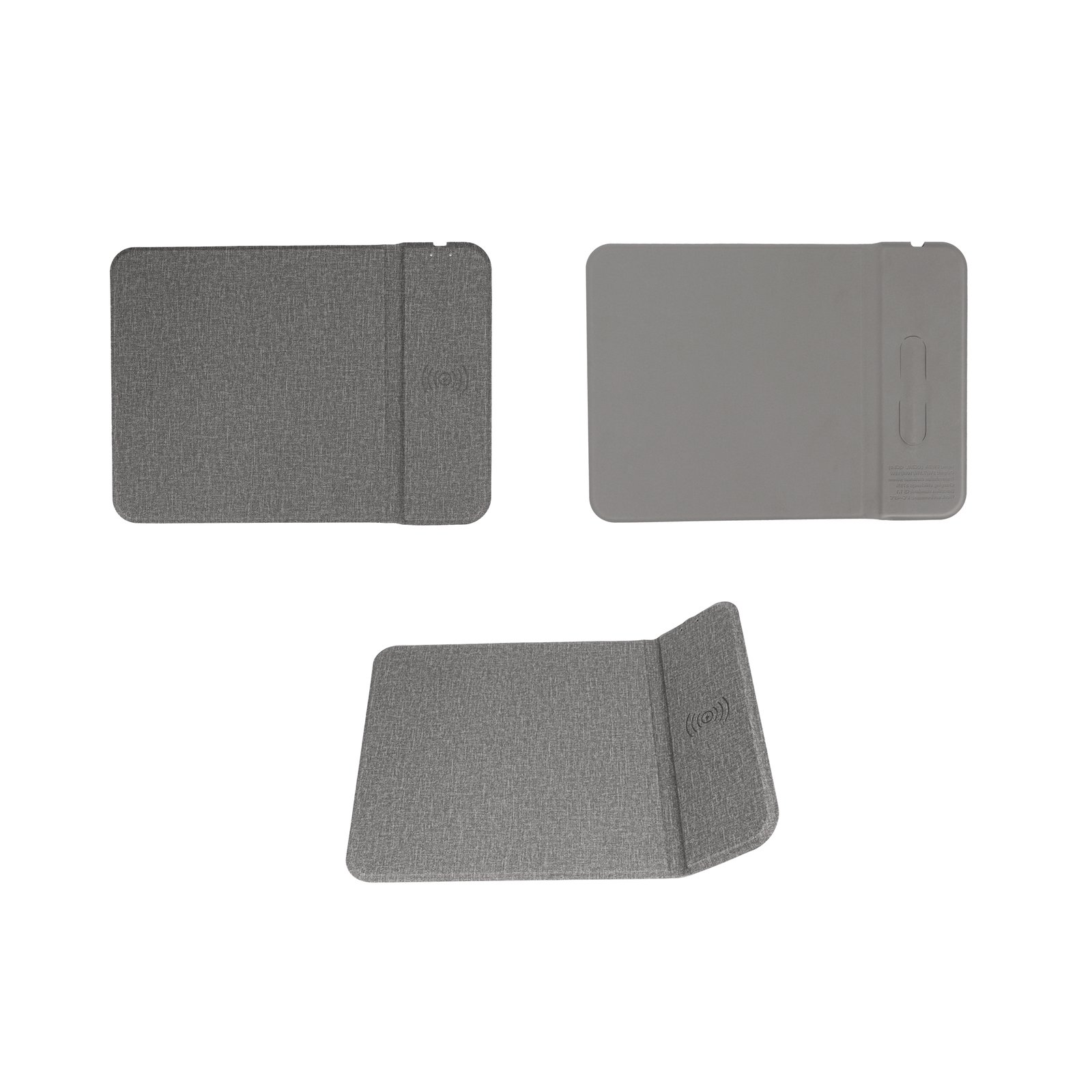 2-in-1 10W Wireless Charging Mouse Pad Phone Stand