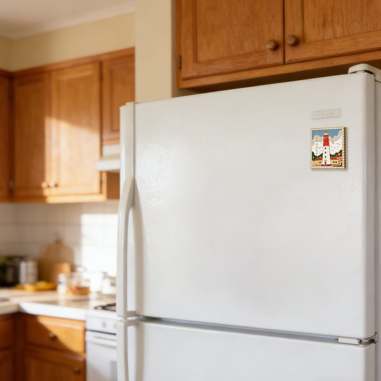Die-Struck Metal Soft Enamel Fridge Magnet