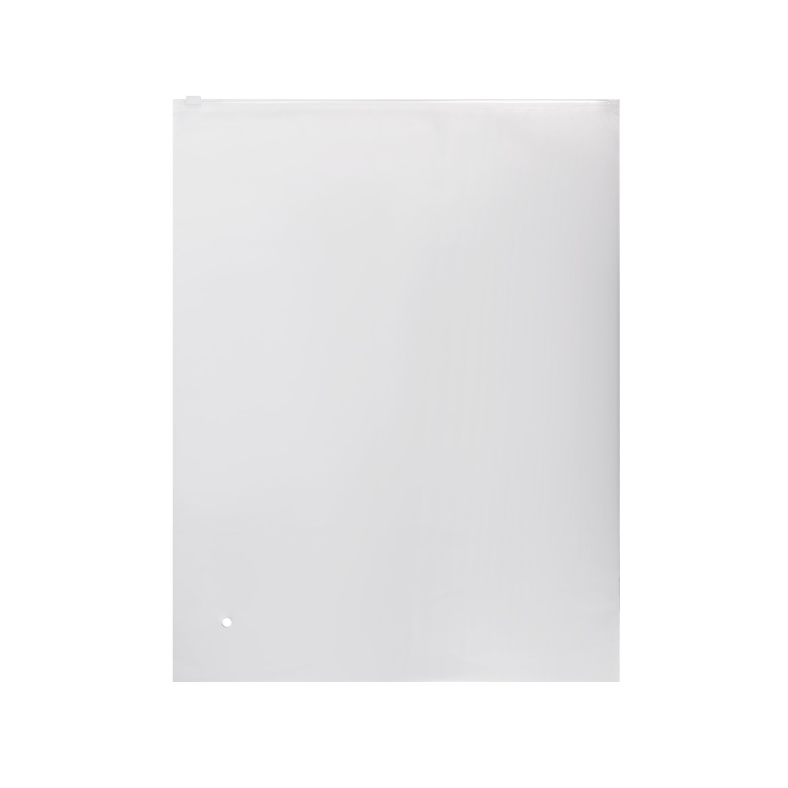 Large Matte Frosted Zip-Lock Storage Bag