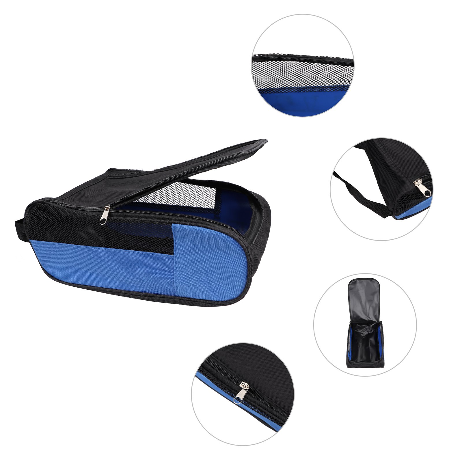 Portable Sports Golf Shoe Bag W/ Breathable Mesh Hole