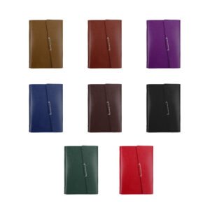 A5 PU Leather Binder Planner Notebook W/ Card Holder