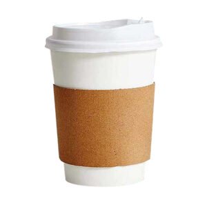 Custom Full Color Kraft Coffee Cup Sleeve One-Size-Fits-All