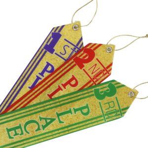 2"x6" Sublimated Polyester Award Ribbons