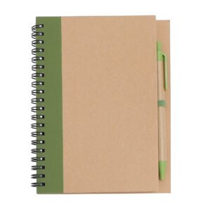 Eco-Inspired Spiral Notebook & Pen
