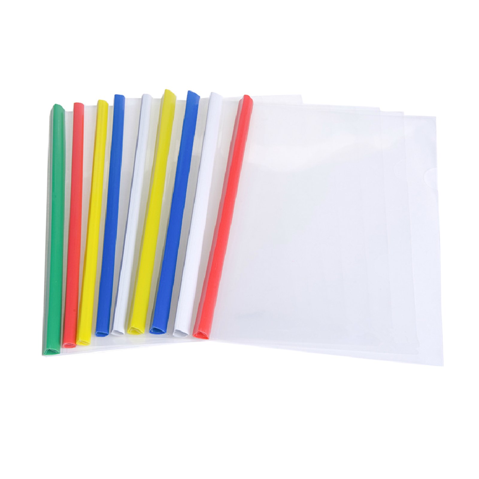 A4 Transparent File Document Folder with Sliding Bars