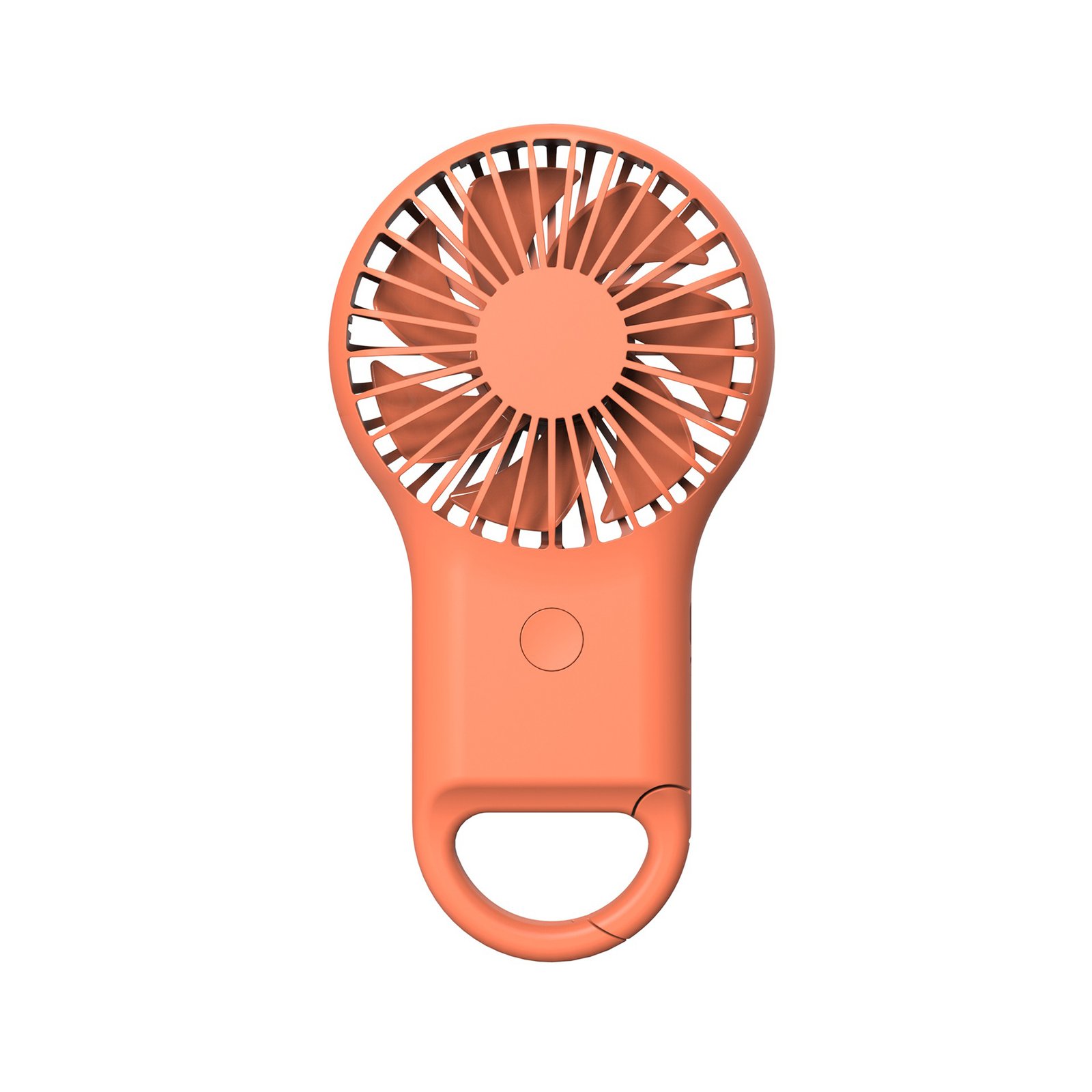 Rechargeable Handheld Fan with Carabiner