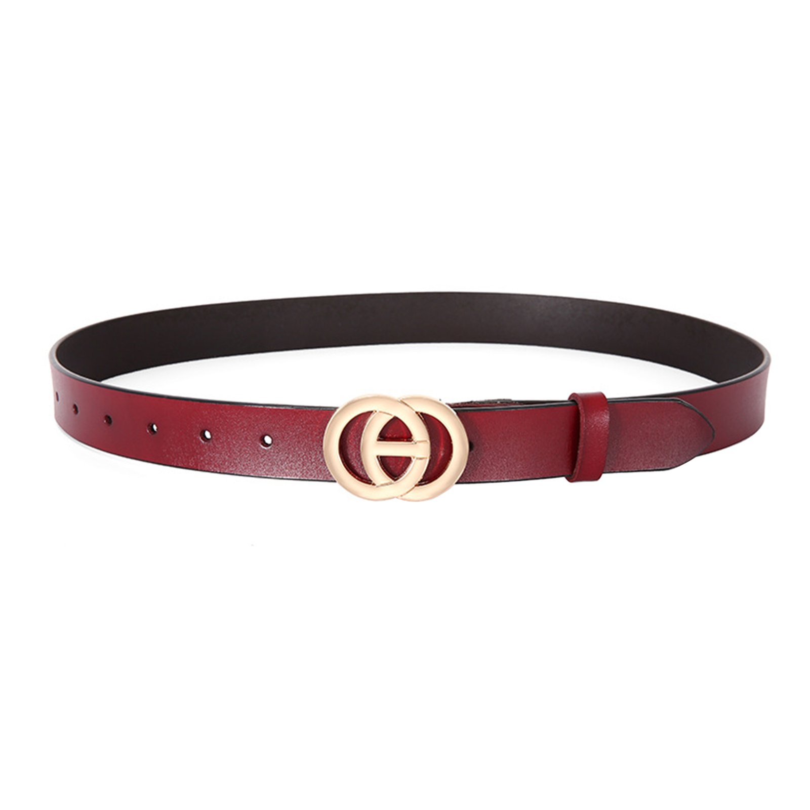 Ladies Slim Leather Belt