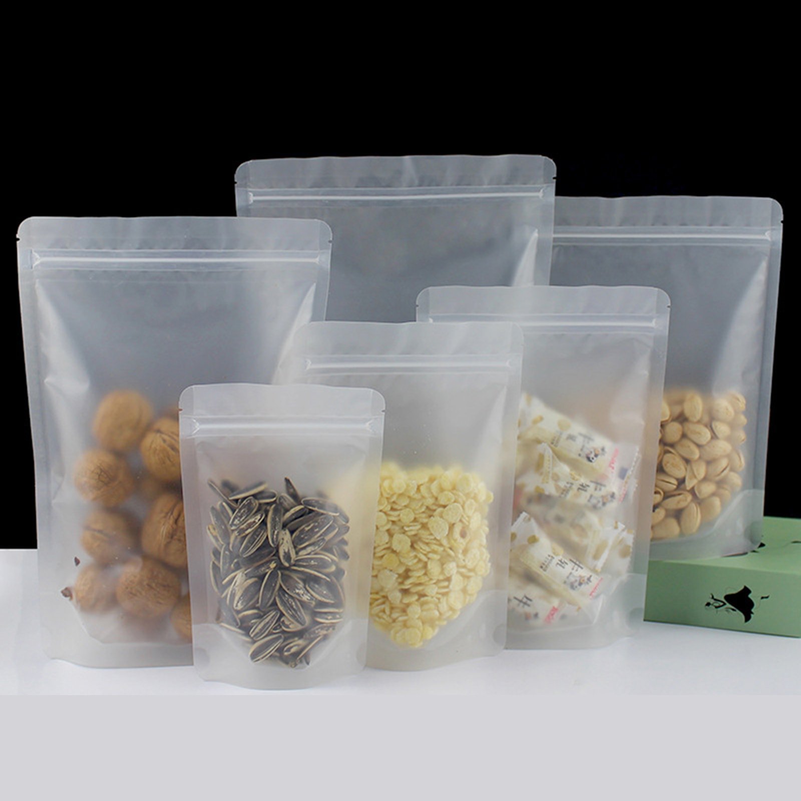 Frosted Transparent Food Bag