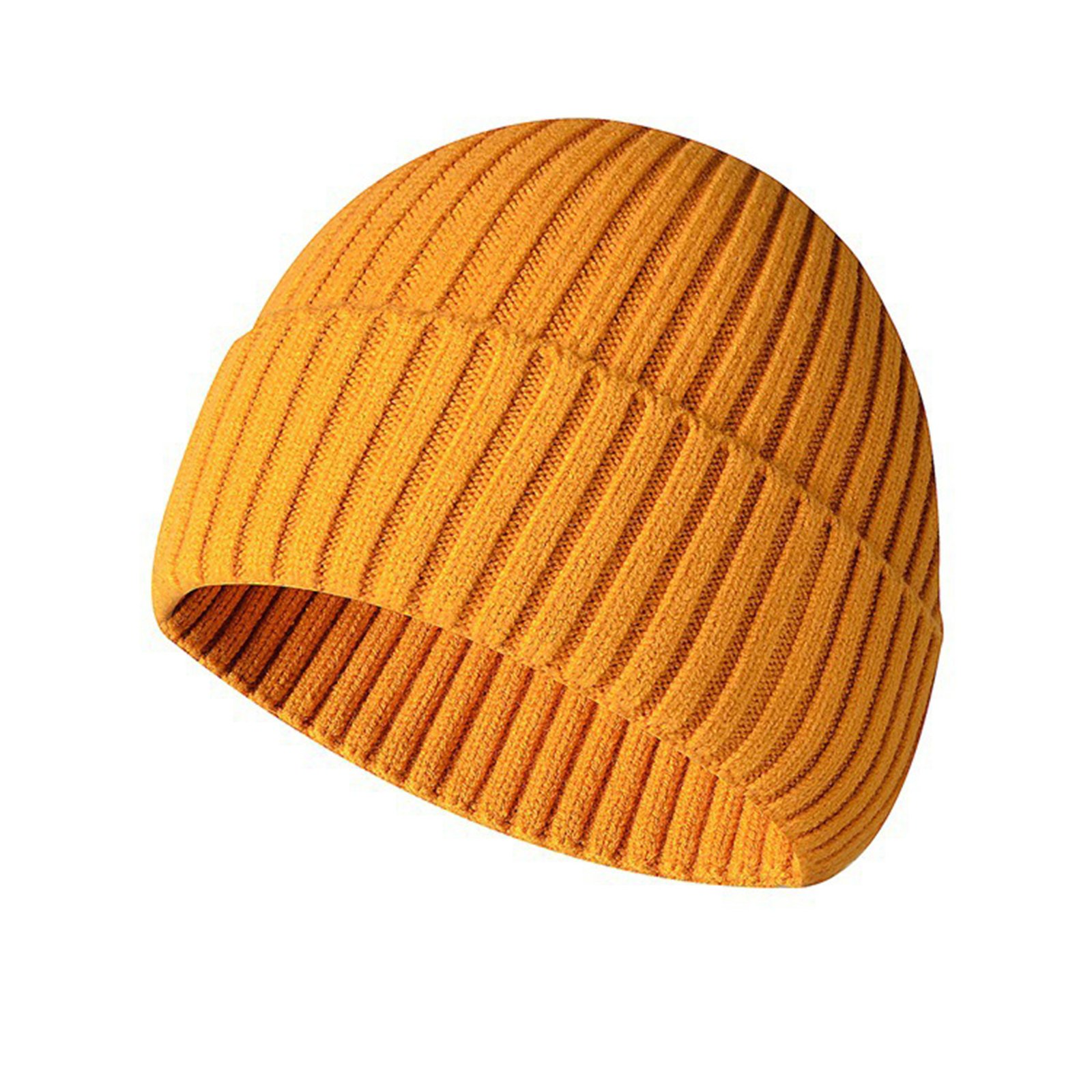 Winter Men's And Women's Knitted Foldover Hat
