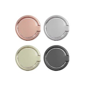 Customized Rotatable Zinc Alloy Round Phone Stand Ring