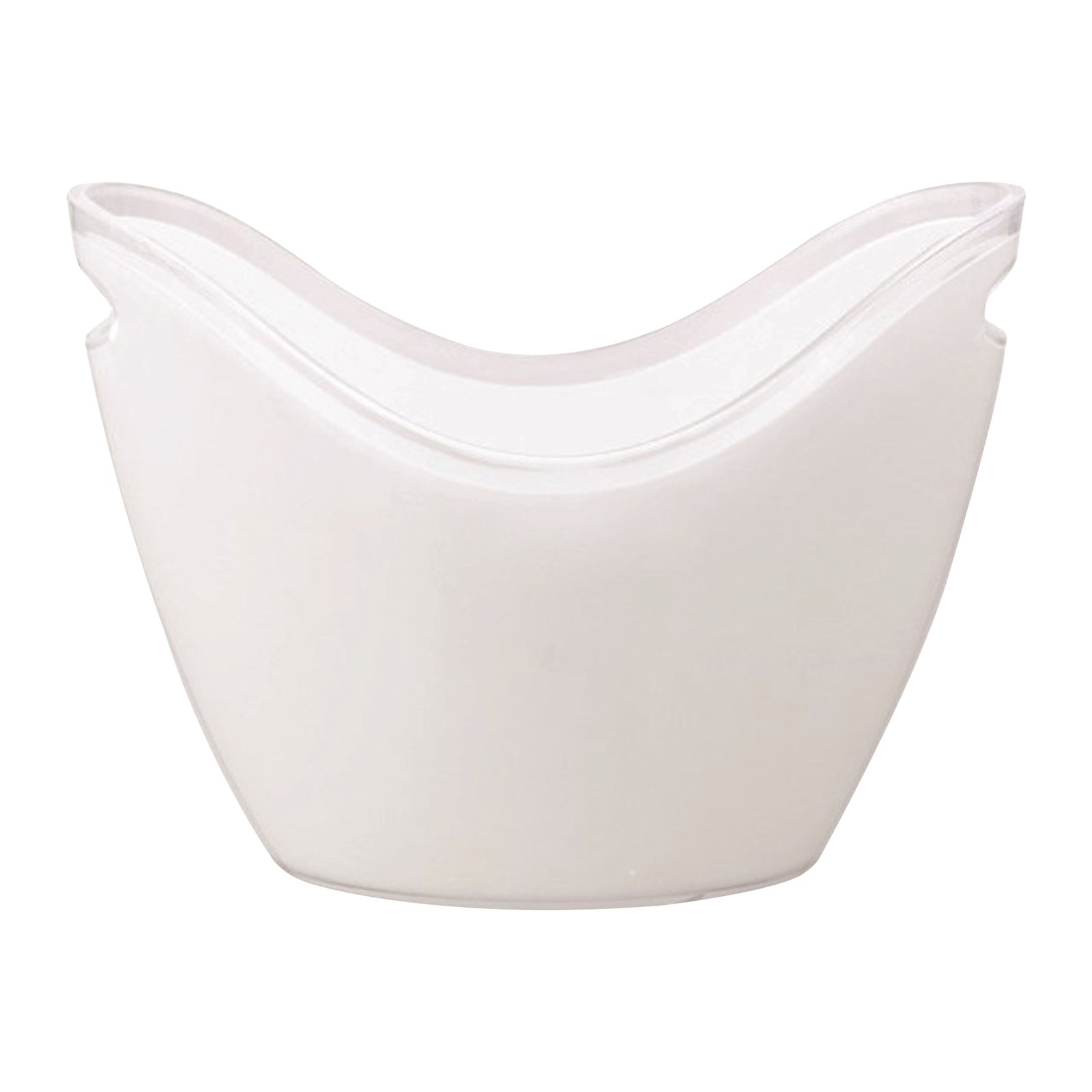 4L Clear Plastic Ice Bucket (1 Gal)