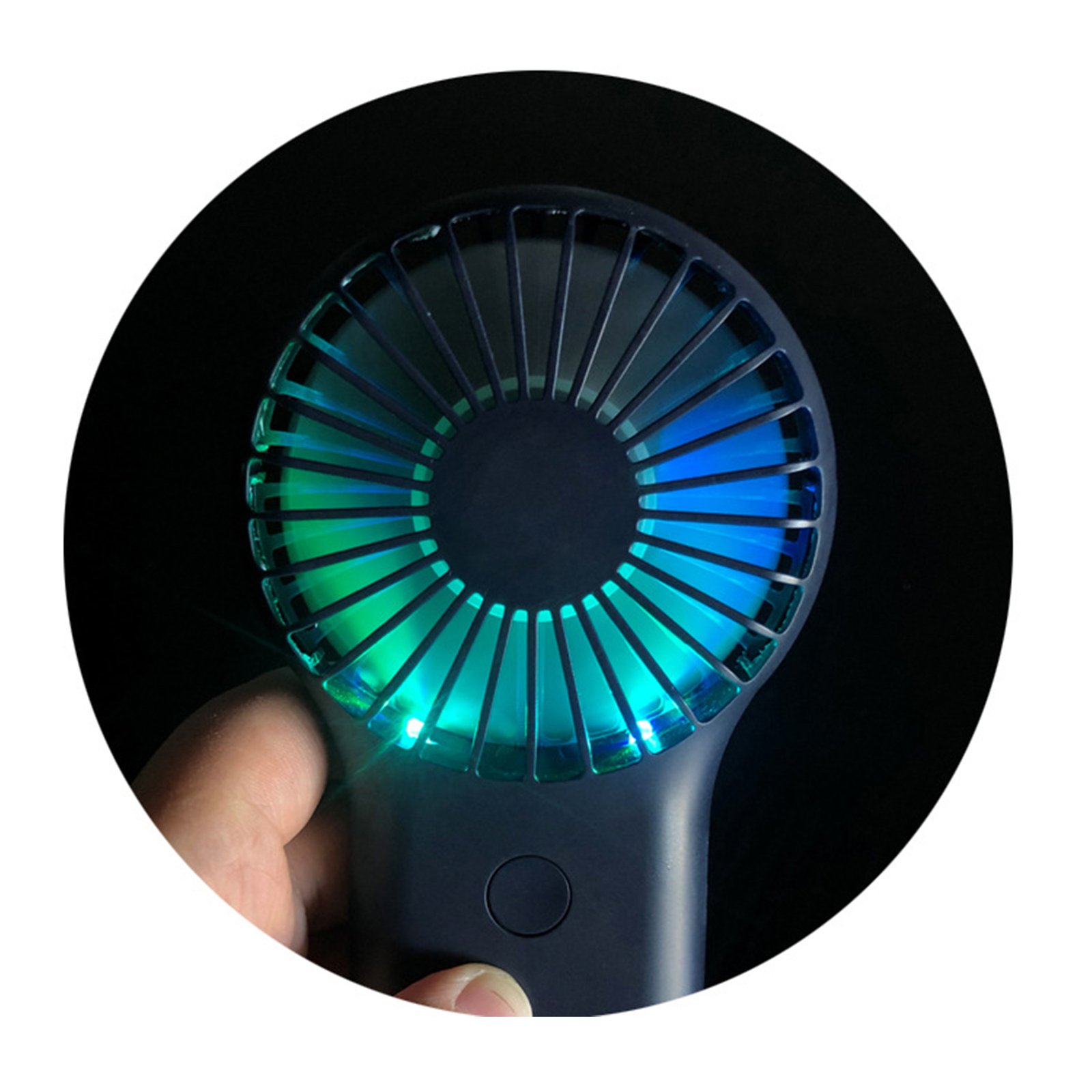 Rechargeable Handheld Fan with Carabiner