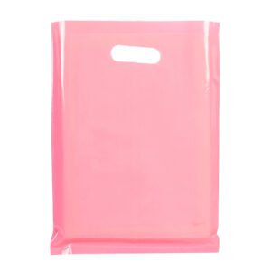 Die-cut Soft PE Plastic Handle Shopping Tote Bag