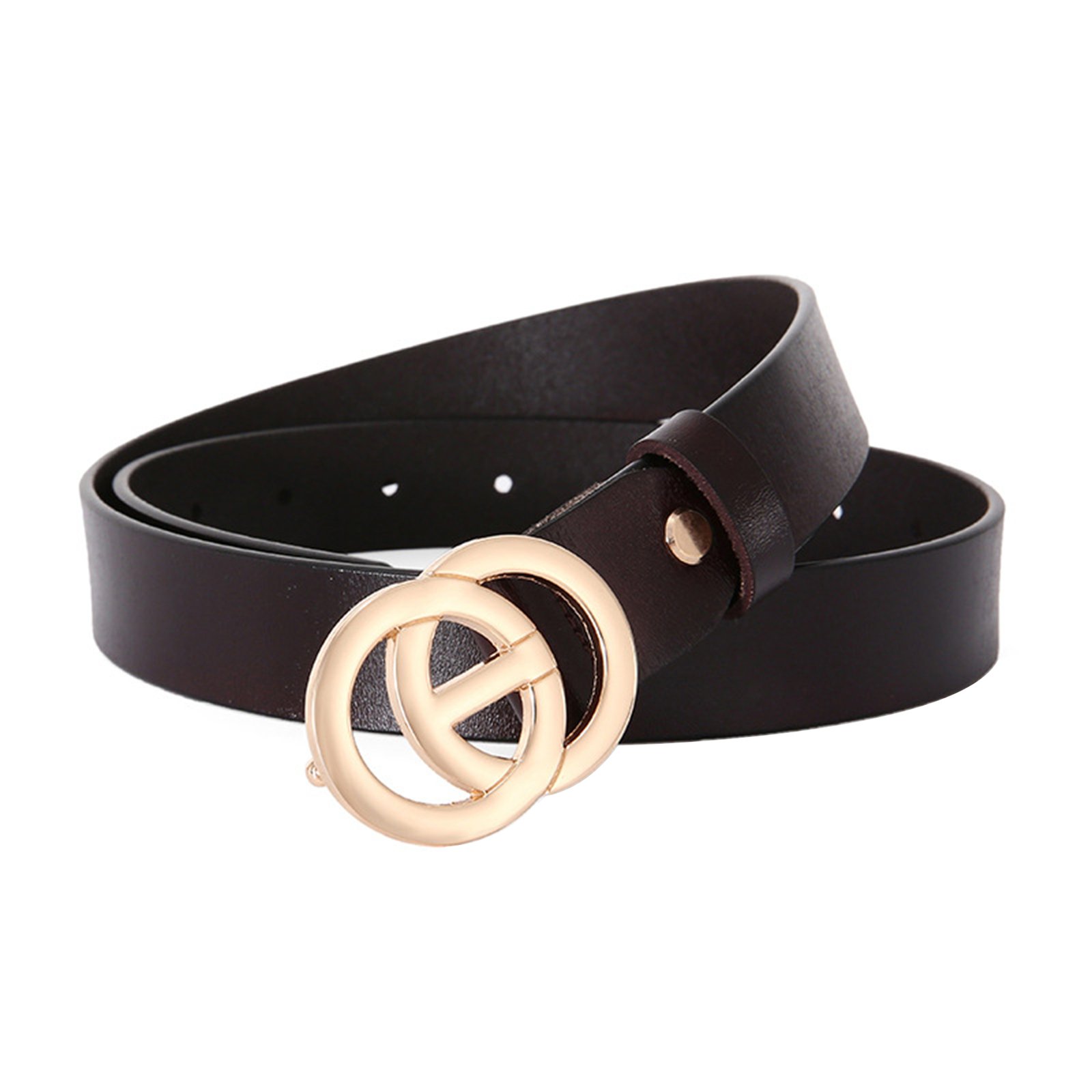 Ladies Slim Leather Belt