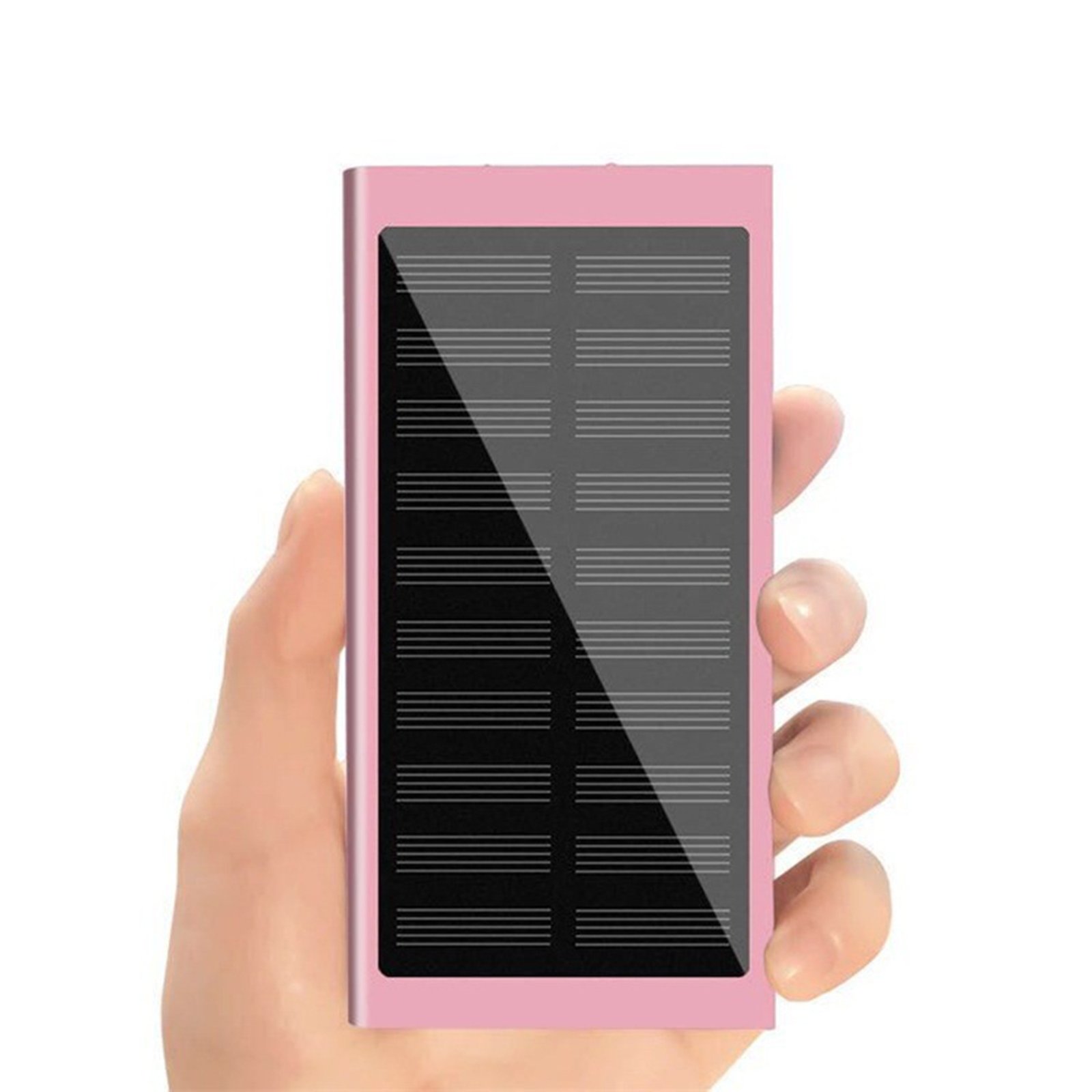 10,000 Mah Wireless Charger & Solar Power Bank