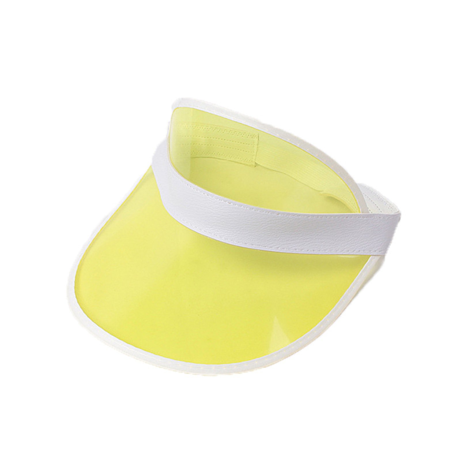 Rainbow Pvc Transparent Sun Visor Hat
