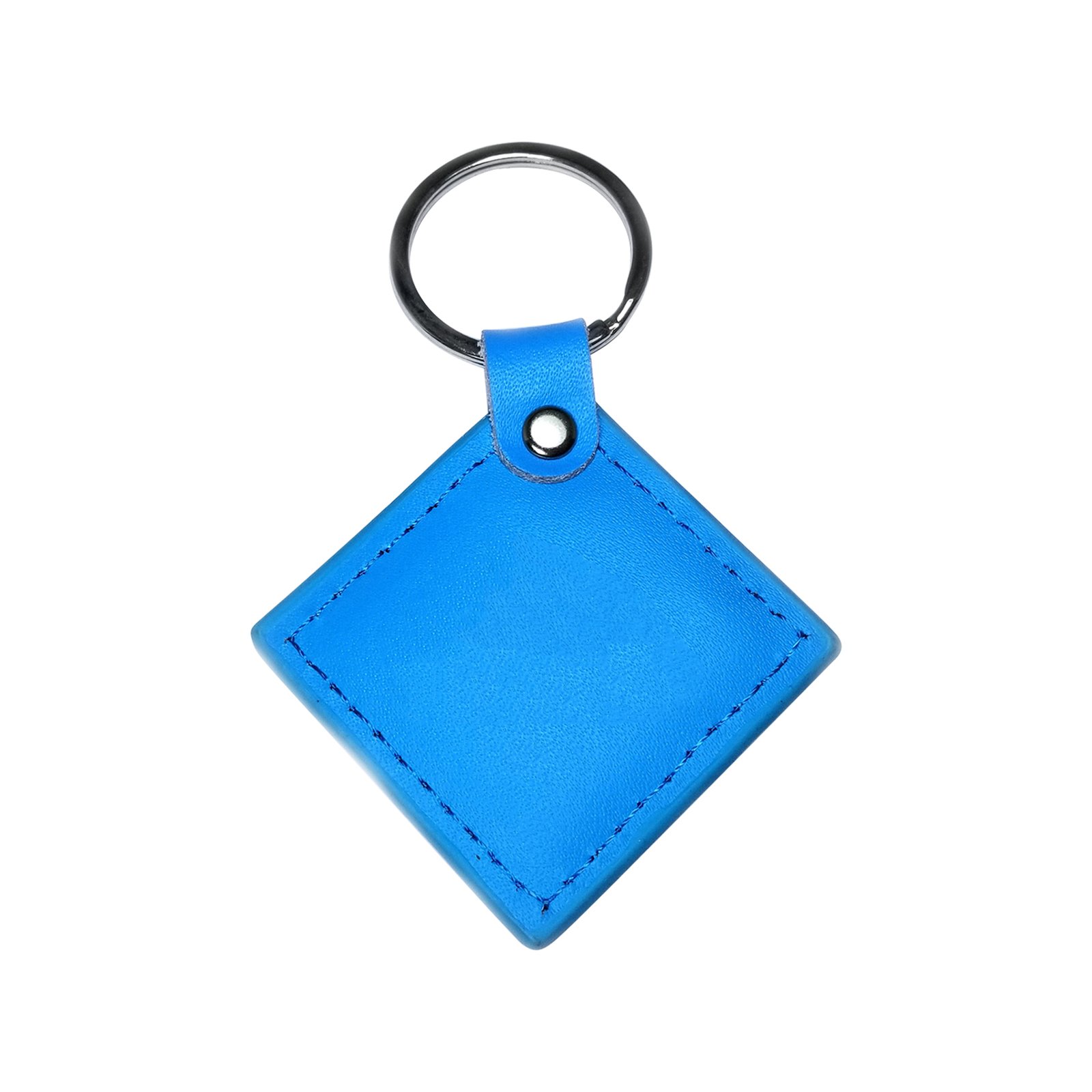 Leatherette Quadrate Keychain