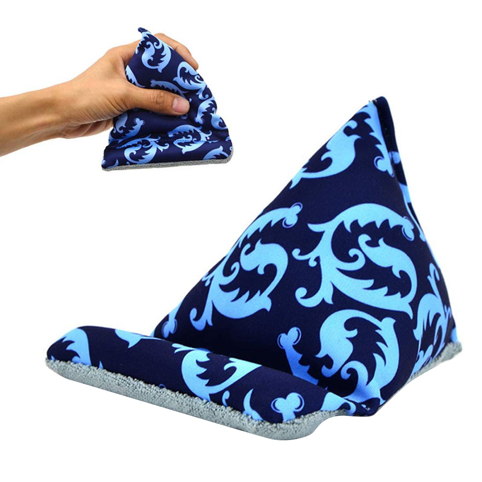 Microfiber Pyramid Mobile Device Stand