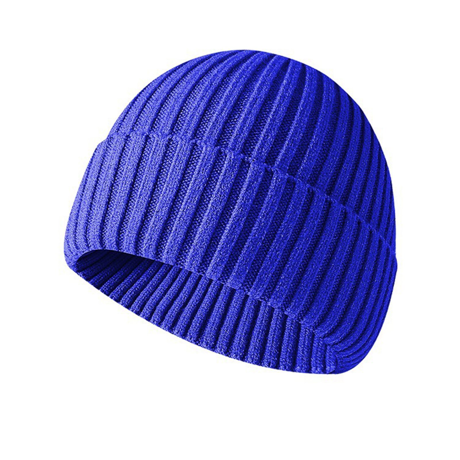 Winter Men's And Women's Knitted Foldover Hat
