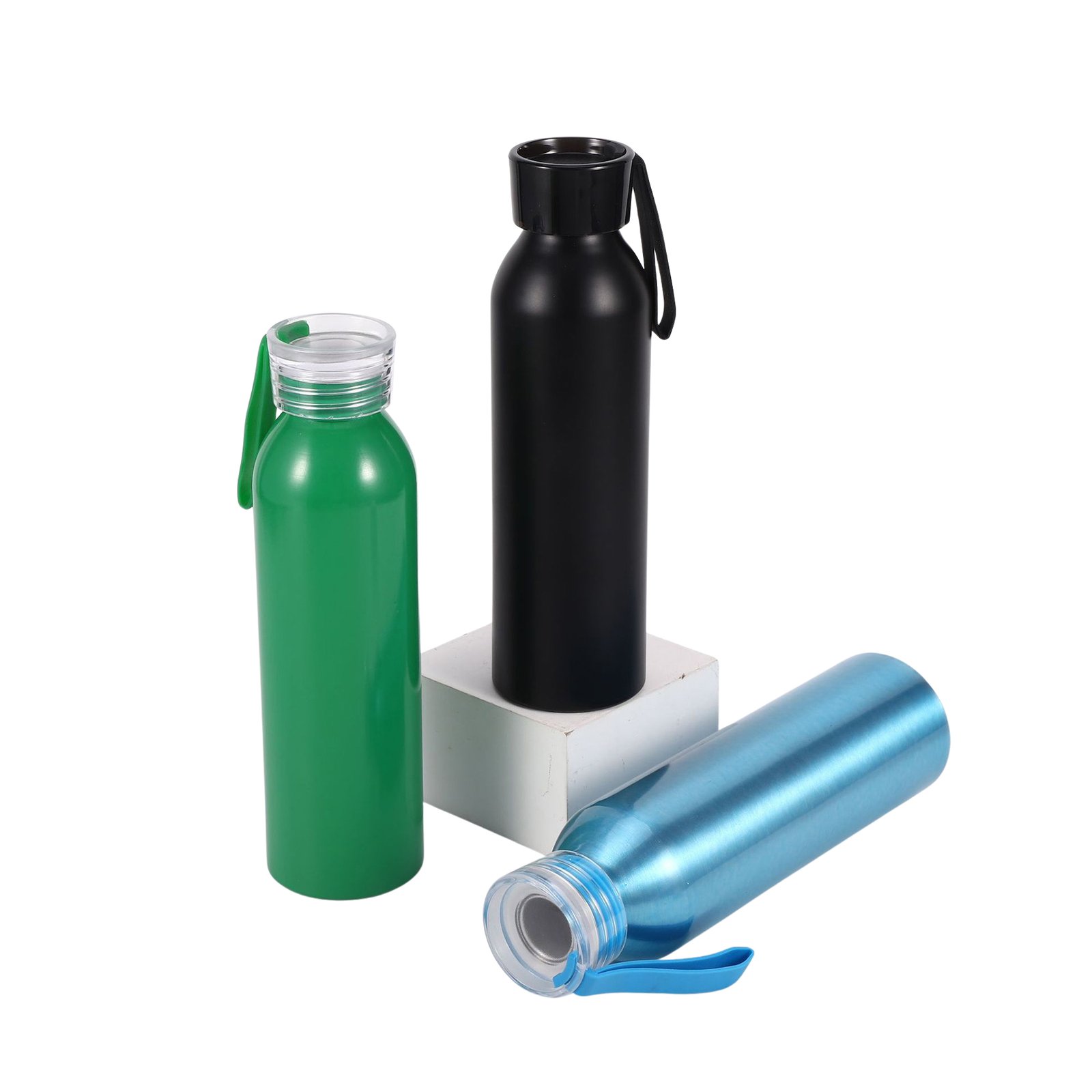20oz Aluminum Bottle with Silicone Strap