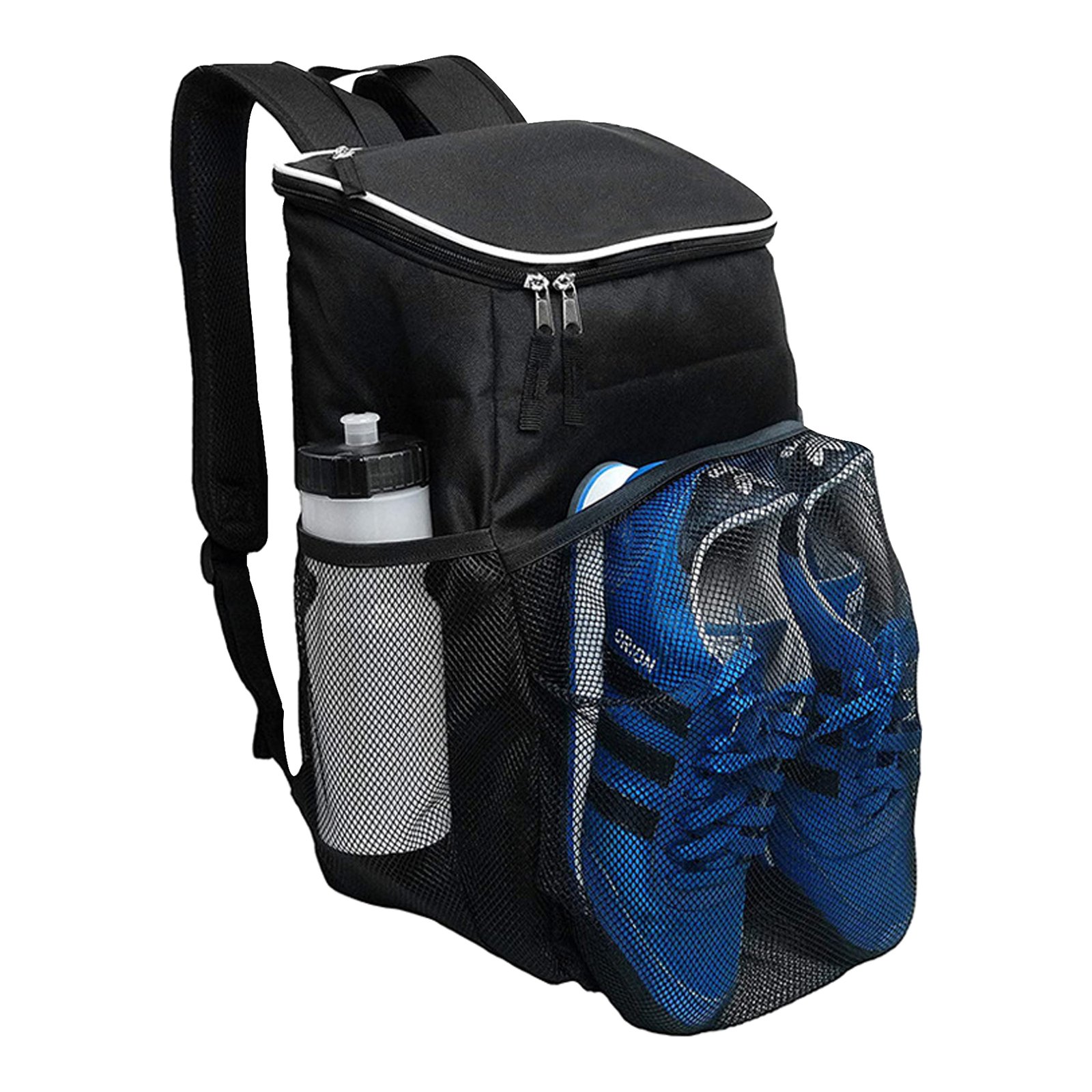 Sports Workout Gym Bag Backpack W/ Ball Equipment Pocket