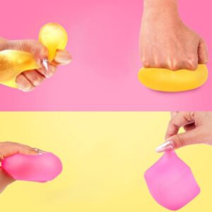 Ice cube shaped stress relieving toy