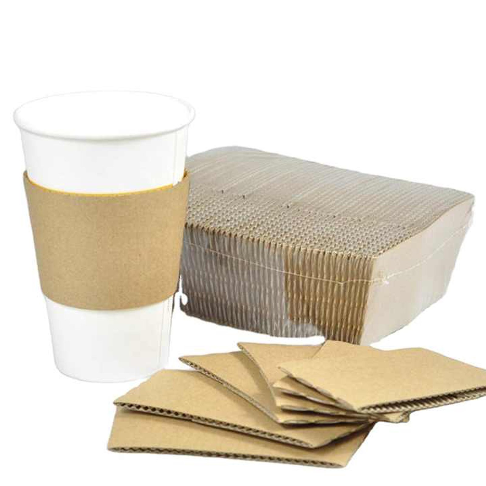 5 " x 2.4 "Kraft Paper Cup Sleeve