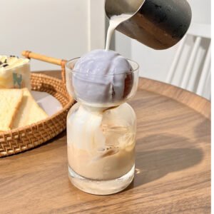 Hourglass Shaped Glass Cups