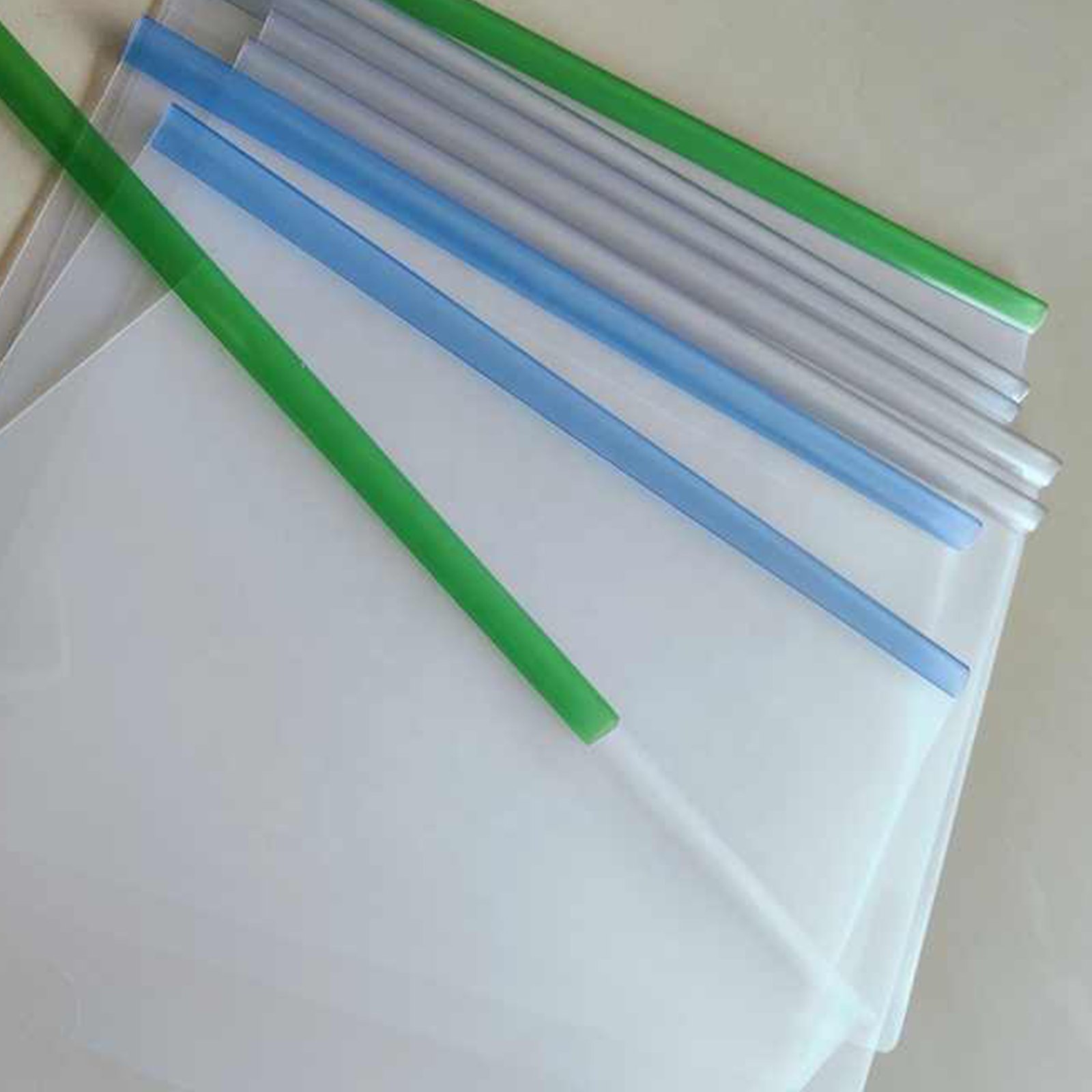 A4 Transparent File Document Folder with Sliding Bars