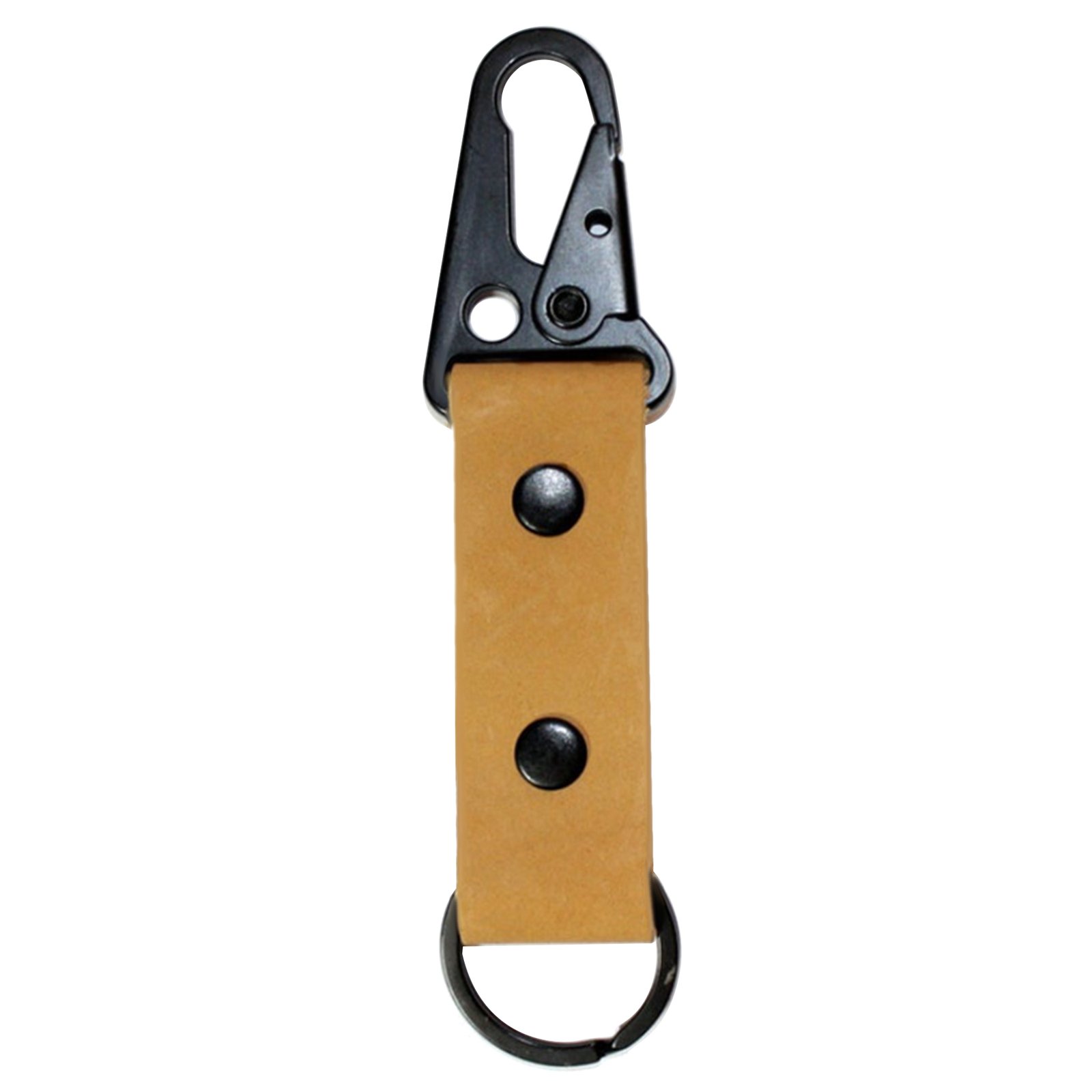 Leather Carabiner Zinc Alloy Key Holder