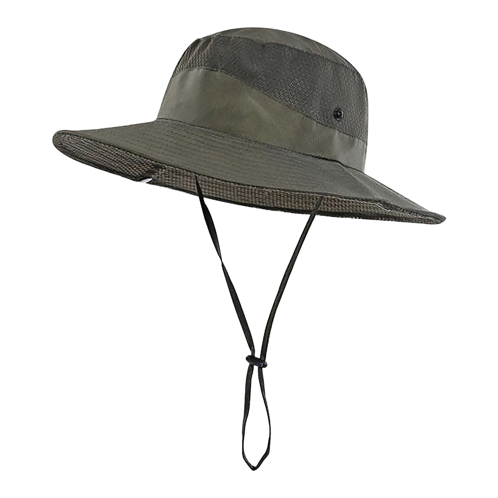 Wide Brim Mesh Sun Bucket Hat