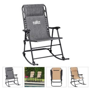 Foldable Zero Gravity Rocking Chair