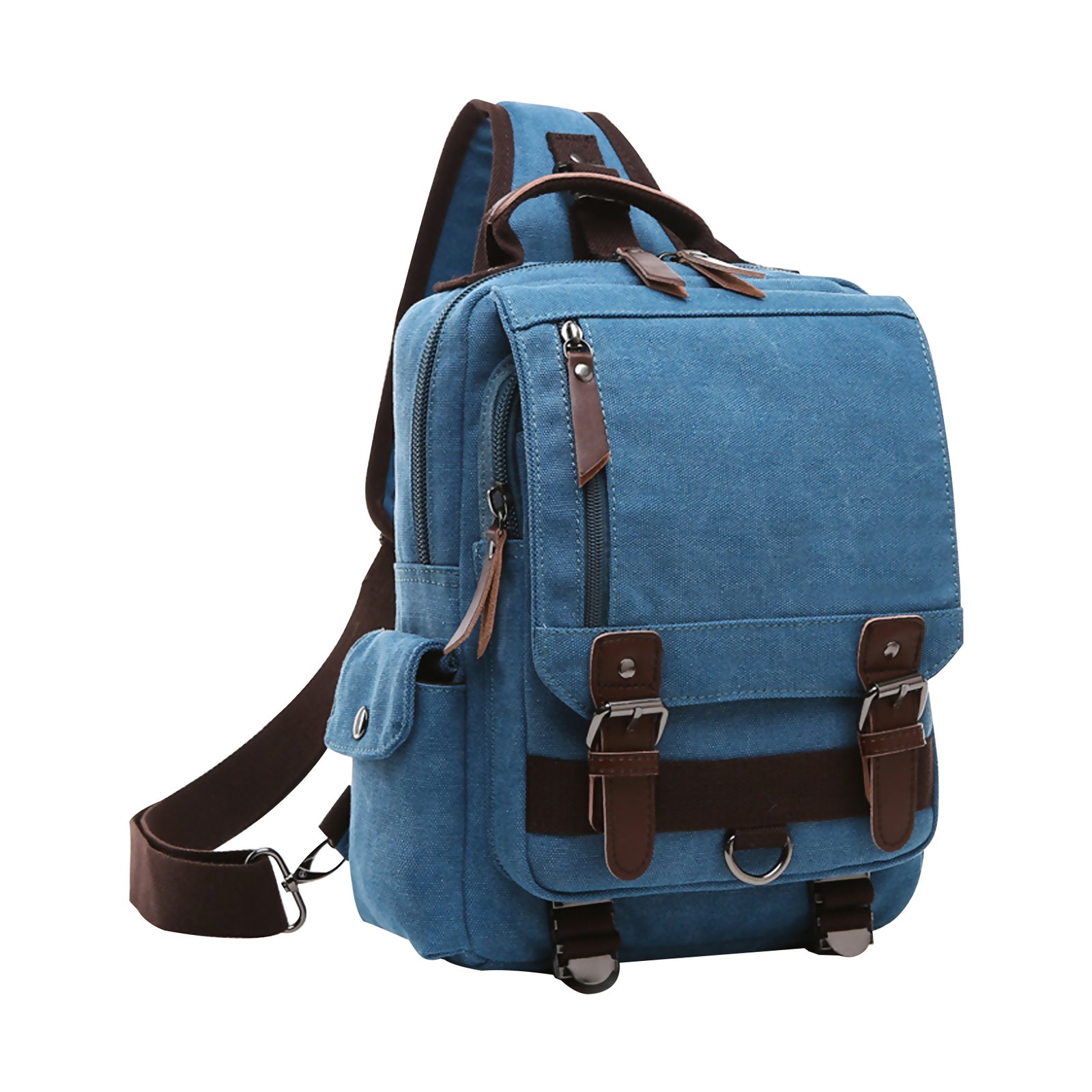 Canvas Messenger Backpack
