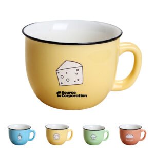 Ceramic Simple Cartoon Cute Breakfast Cup