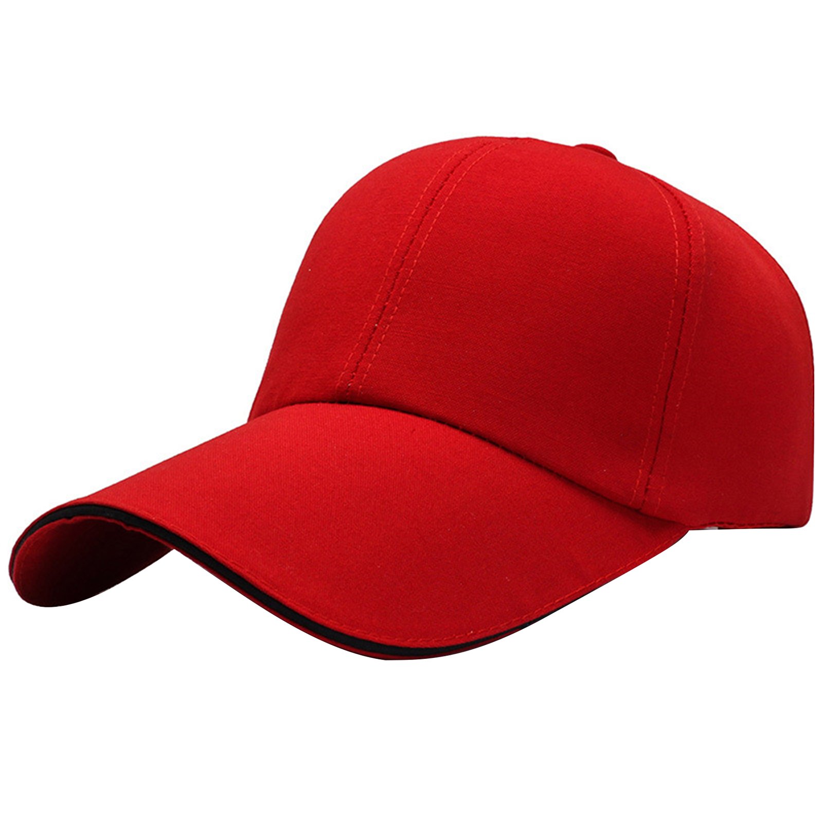 6 Panels Cotton Twill Peaked Cap
